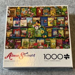 Aimee Stewart Vintage Summer Books Puzzle - 1000 Pieces